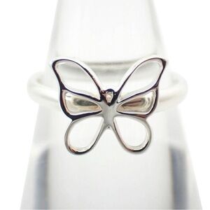 Tiffany & Co Auth 925 Sterling Silver Butterfly Ring w/Box ✨EUC✨